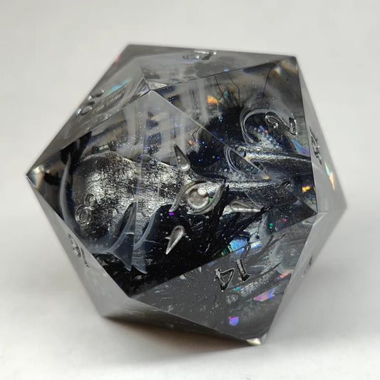 Darkness There and Nothing More Goth Edition - 40mm D20 Chonk