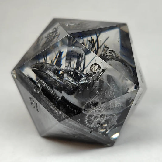 Darkness There and Nothing More Goth Edition - 40mm D20 Chonk