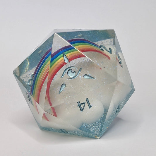 Somewhere Over the Rainbow - 40mm D20 Chonk