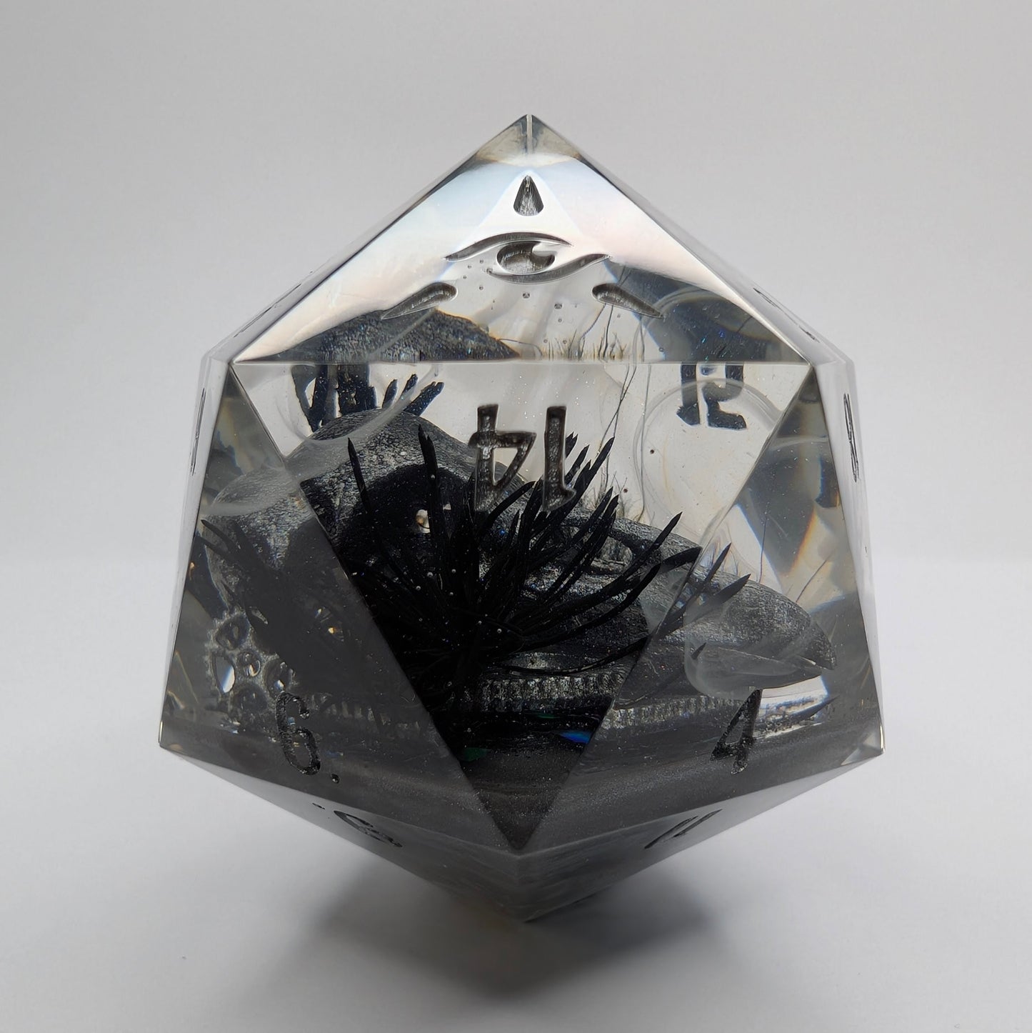 Darkness There and Nothing More Goth Edition - 40mm D20 Chonk