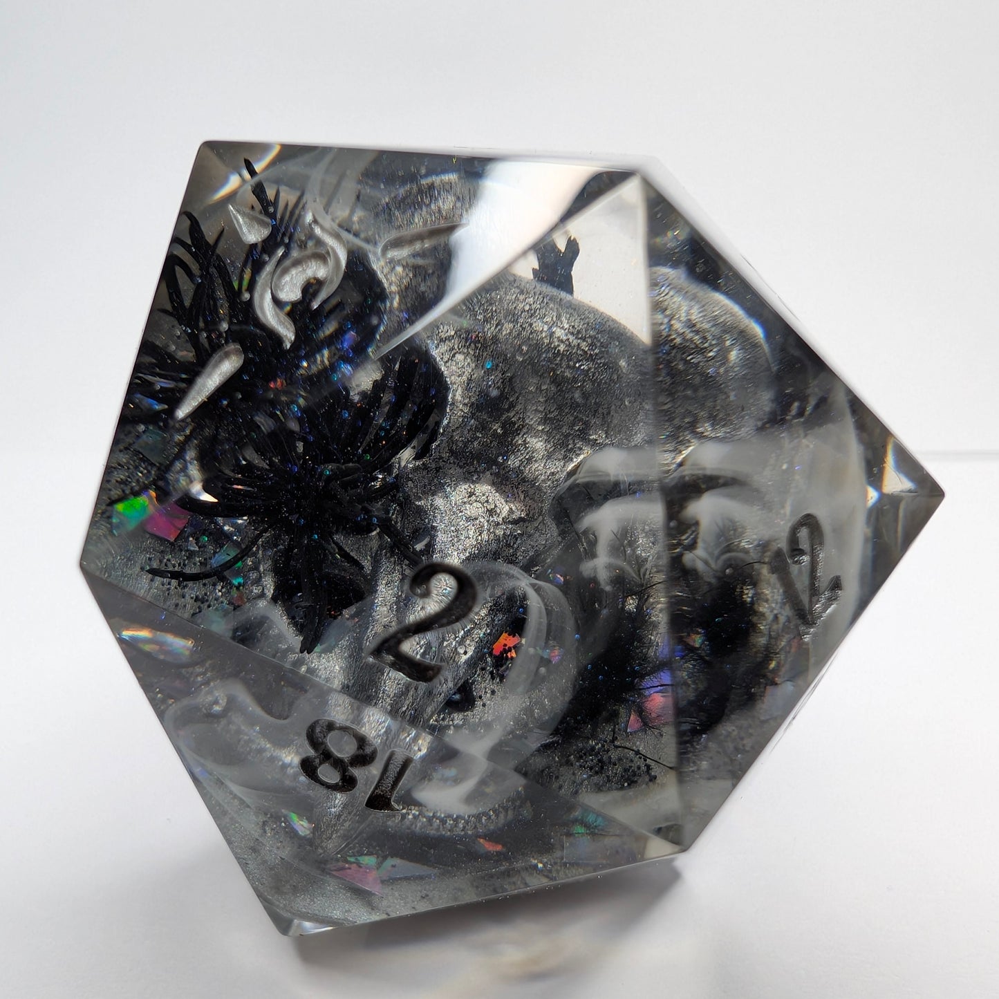 Darkness There and Nothing More Goth Edition - 40mm D20 Chonk