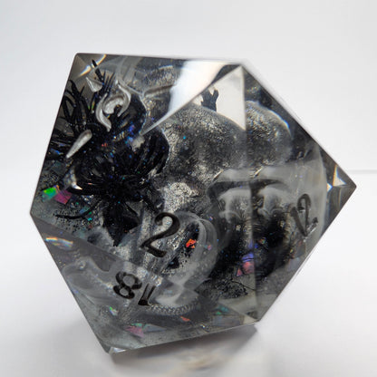 Darkness There and Nothing More Goth Edition - 40mm D20 Chonk