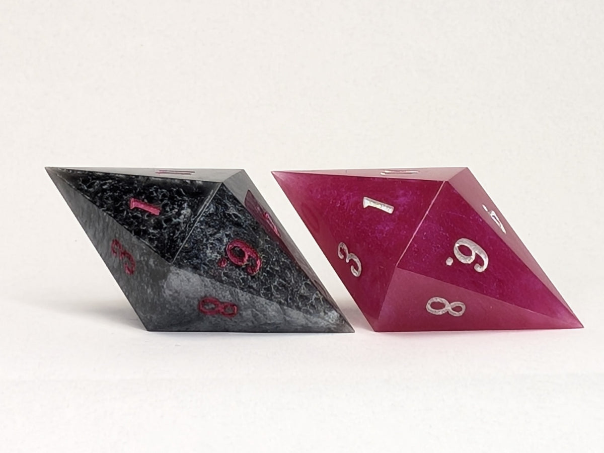 Dark Heart - 2 D12 Daggerheart Shards
