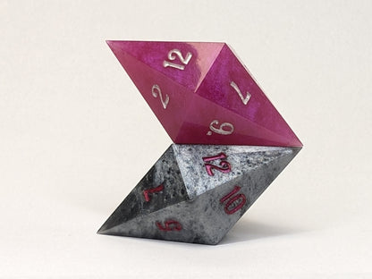 Dark Heart - 2 D12 Daggerheart Shards