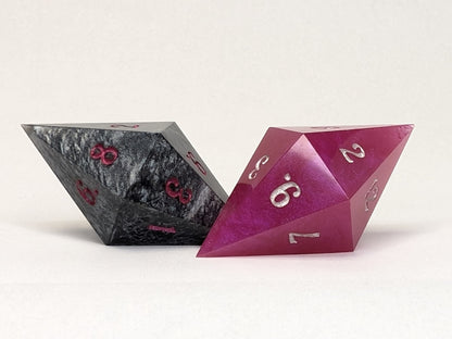 Dark Heart - 2 D12 Daggerheart Shards