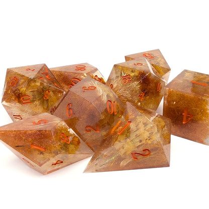 Slow Burn - Oversized 8 Piece Polyhedral set