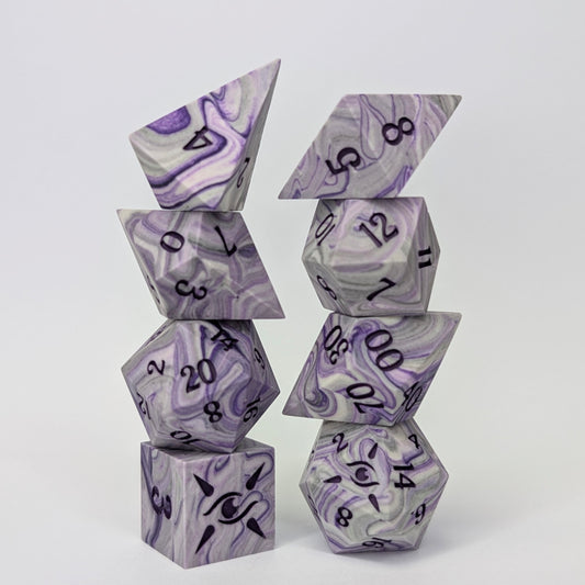 Darkened Soul - 8 Piece Polyhedral set