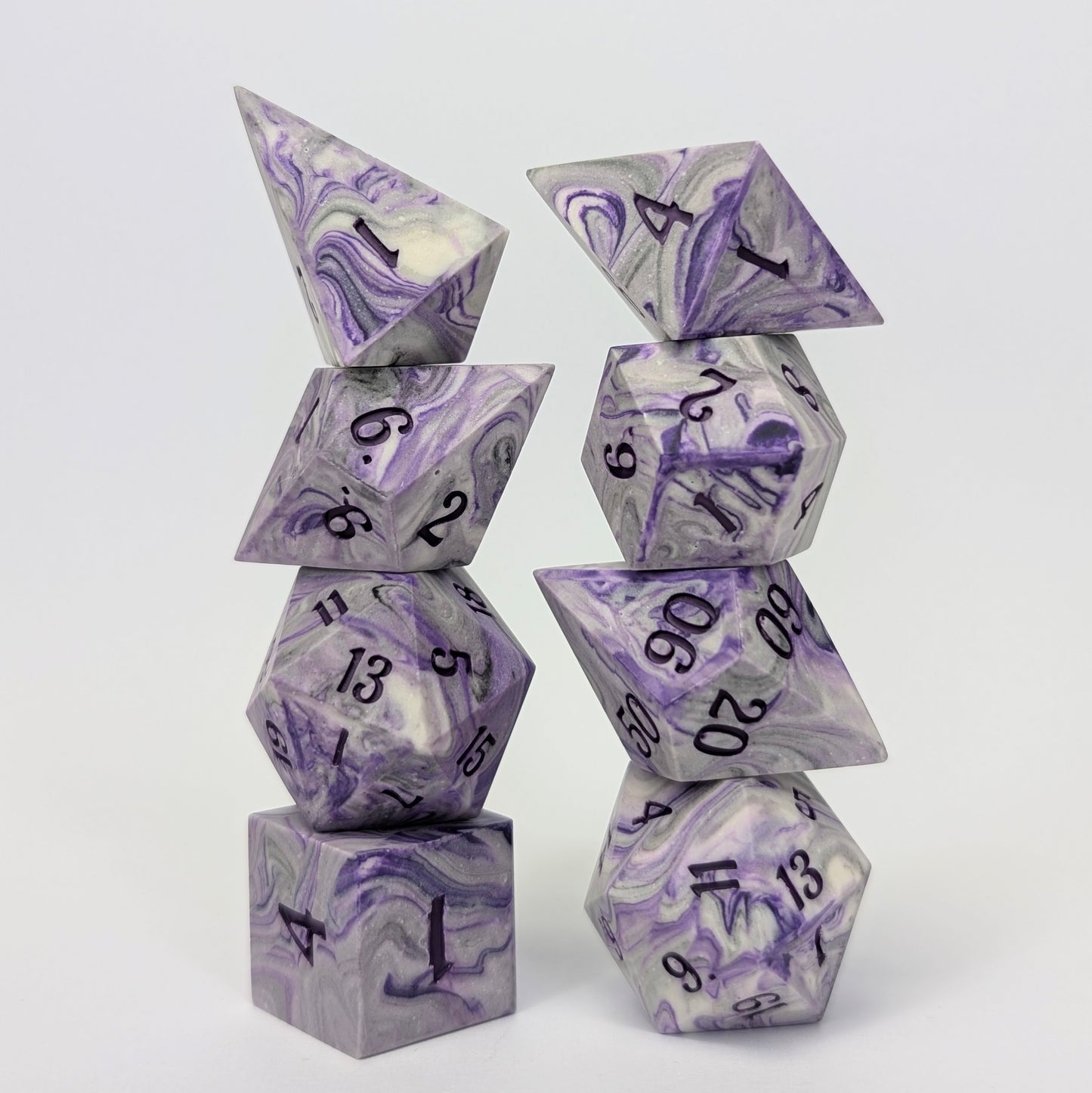 Darkened Soul - 8 Piece Polyhedral set